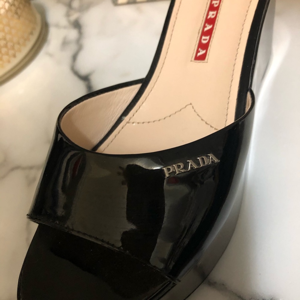 Prada Wedge Sandals
